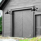 Outdoor Gooseneck Barn Lights,14 Inch Dome Outdoor Wall Sconce Farmhouse Exterior Wall Mount Light Vintage Wall Lighting Fixture Industrial Black Wall Lantern for Porch, Entryway, Garage, 2 Pack