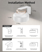 EZVALO Picture Lights for Wall, 2000mAh Rechargeable Battery Magnetic Poster Lights with 3 Color Temps & 12 RGB, Remote Dimmable Timer Painting Light, Wall Decor Light for Art Display, Frame (6 Pack)