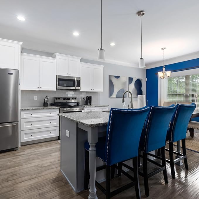 Meconard 6 Pack 4 Inch LED Recessed Ceiling Light with Junction Box, 5000K Daylight, 9W=75W 750LM, Dimmable Canless Downlights, ETL and Energy Star Listed