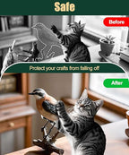 0.8 "&1.18" Glue Clear Dots Double Sided Removable, Mounting Putty for Walls No Damage, Poster Sticky Tack for Hanging Pictures, Dashboard Accessories, Home Crafts, 120 Pcs