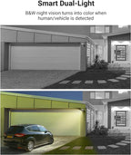 ANNKE 8CH 3K Security Camera System with Audio/Mic, 8 Channel Surveillance AI DVR and 4X 5MP 2960 * 1665 CCTV Cams with Dual Light, Human/Vehicle Detection, IP67, Color Night Vision, 2TB Hard Drive