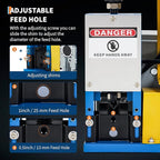 Electric Wire Stripper Machine, 0.06"-1" Automatic Wire Stripping Machine for Scrap Wire, 5 Channel Copper Wire Stripper Power Tool for Cable Recycling