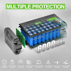 Upgraded 6000mAh GBA80200 Battery Replace for Greenworks PRO 80V, Lithium Ion GBA80200 GBA80300 GBA80400 GBA80500 GBA80250 Compatible with Greenworks 80V Max Power Tools Battery (Not for Kobalt)