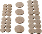 Scotch Felt Pads, Felt Furniture Pads for Protecting Hardwood Floors, Beige, Multi-Pack, 16-3/4 in., 16-1 in., 4-1.5 in., Round, 36 Pads Total