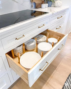 Goo-Ki 6 Pack Antique Brass Cabinet Pulls Drawer Handles, 6.3"(160mm) c-c Vintage Bronze Retro Brass Zinc Alloy Bar Pull Handle Kitchen Hardware for Furniture Cupboard