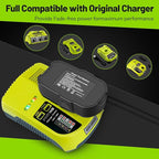 2 Packs P103 18V 3000mAh Lithium Battery Compatible with Ryobi 18V Cordless Power Tools