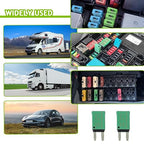 30A DC 12V-14V Auto Reset Circuit Breaker ATM Low Profile T1 Mini Blade Fuses Breakers for Car Trucks Marine Boat RV Solar and More,2 Pack