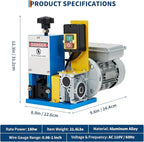 Electric Wire Stripper Machine, 0.06"-1" Automatic Wire Stripping Machine for Scrap Wire, 5 Channel Copper Wire Stripper Power Tool for Cable Recycling