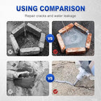 2026 New Concrete Crack Filler, Heavy-Duty Concrete Crack Repair Adhesive with Fill Tip– Quick-Drying Waterproof Sealer for Outdoor Concretes, Home Repairs, and Renovations (Grey, 500G)