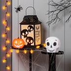 25 Pack Orange Replacement Bulbs C7 Halloween Glass Replacement Bulbs for Outdoor String Light, Patio Lights, C7/E12 Candelabra Base 5 Watt Great for Night Lights and Halloween Bulbs