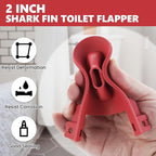 2 Inch Shark Fin Toilet Flapper Compatible with Kohler GP1078440, Toilet Flapper Replacement Part, for Kohler Toilet Tank Parts Red (2 Pack)