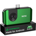 M256 Thermal Camera, 512x384 TISR Resolution Thermal Imager, 256x192 IR Resolution, -4°F~842°F Temp Range, Thermal Imaging Camera for Android Smartphones and PC(Green)