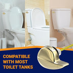 Toilet Handle Replacement (Brass Polished, Side Mount)