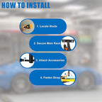 Double Paddleboard and Surfboard Garage Ceiling Storage Racks, Adjustable Height Overhead Storage Ladder Hanger, Heavy Duty Kayak Ceiling Storage with Fix Straps, Holds 200 lbs, Black