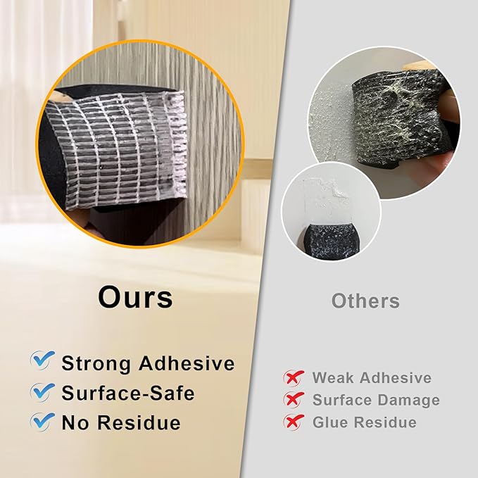 High Density Foam Weather Stripping Door Seal Strip Insulation Tape Roll for Insulating Door Frame, Window, Air Conditioner Self Adhesive Sealing Weatherstrip Dustproof (1 in x 1/2 in x 40 Ft)