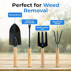 scuddles Gardening Tools for Women Stainless Steel Gardening Tools - Gardening Kit Garden Tools for Women Includes Shovel Trowel Fork Rake Gardening Gloves Perfect Gardening Gifts