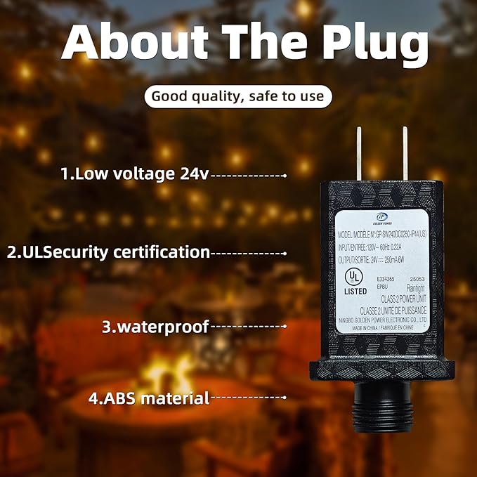 LED Outdoor String Lights with 20 Shatterproof Edison Bulbs, 39.4FT Commercial Grade Patio Lights, Replaceable Wick Outside Hanging Lights Waterproof for Porch, Deck, Garden, Backyard 2700K