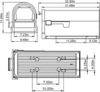 ARCHITECTURAL MAILBOXES Gibraltar Mailboxes Arlington Large Capacity Galvanized Steel Textured Black, Post-Mount Mailbox, AR15B000