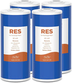 SimPure 10" x 4.5" Cation Exchange Resin Filter, Whole House Water Softening Cartridge for DB10P, DB10C (4 Pack)