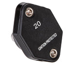 GLOSO Circuit Breaker Car Truck RV Automotive Marine Boat 51 Series T1 Auto Reset Mini Panel Mount #10-32 Threaded Stud w/Nylock 32Vdc (20A)