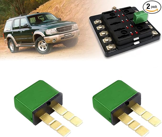 30A, Automotive Circuit Breaker, Plug In Mounting, ATC Blade Type Terminal Connection (2 pcs)