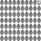 200Pack 1/2 Inch Liquid Tight Connector PVC Electrical Conduit Fittings Straight 180 Degree Flexible Conduit Connector for Home Kitchen Bathroom Tube Tool Supplies