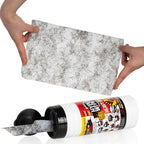 Hyper Wipes, 12 Pack Heavy Duty Hand & Tool Cleaning Wipes, 7"x12" Size Multi-Surface Cleaning Wipes, Degreasing, All Purpose Cleaner, Bathroom, Mechanic, Work Surface Wipes, 420 Count Canister