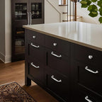 TUNNY 10 Pack Cabinet Handles-5"/128mm Screw Spacing Matte Black Furniture Hardware Handles for Kitchen Cabinets Bedroom Dresser Wardrobe Cabinet Pulls