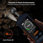 Pinless Wood Moisture Meter for Walls & Drywall | Digital Moisture Detector, Concrete Moisture Meter & Firewood Reader | GS130 USB-C Rechargeable Humidity Tester