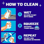 Mr. Clean Magic Eraser Sponge, Bathroom Cleaner, Soap Scum Shower & Tub Cleaner, 2 in 1 Bath, 5ct