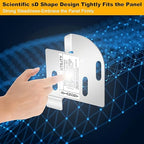 Generator Interlock Kit Compatible with Square D Electric HOMCGK2C Homeline Cover Generator and QOM2 Frame Size Main Breaker,for Use on Indoor QO 150 Amp-225 Amp Main Breaker. (Fixed Bracket 2 in)