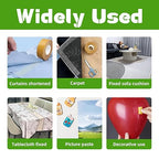 CHENYA Double Sided Tape Heavy Duty,1" X 164 Ft,High Tack Strong Wall Adhesive with Fiberglass Mesh,Super Sticky Resistente Clear Mounting Tape for Crafts,Carpet,Picture