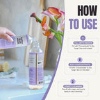 Marble & Granite Cleaner Concentrate - Plant-Based, Non-Toxic, Fragrance Free Cleaning Products - Slate, Marble, and Natural Stone Cleaner, – 8oz Makes 4 Bottles