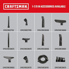 CRAFTSMAN CMXEVBE18690 9 Gallon 4.25 Peak HP Wet/Dry Shop Vac, Portable Shop Vacuum Wet and Dry with Filter, Dust Bag, Dusting Brush, Hose and Attachments for Home, Garage and Automotive Cleaning