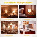 dalattin 12 Pack A19 LED Bulbs,9W Equivalent 60 Watts,E26 Base,Soft White 2700K, 800 LM, Non-Dimmable, Efficient Energy Saving Lights for Living Room,Office,80+ CRI,120V, UL Listed