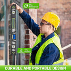 Huepar 48-Inch Digital Level, Professional Smart Precision Torpedo Level Tool, Bright LCD Display, Audible Alerts, Magnetic Bottom, IP54 Dust Water Resistant, with Carrying Case