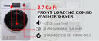 HAMILTON BEACH Washer and Dryer Combo 2.7 cu ft - White
