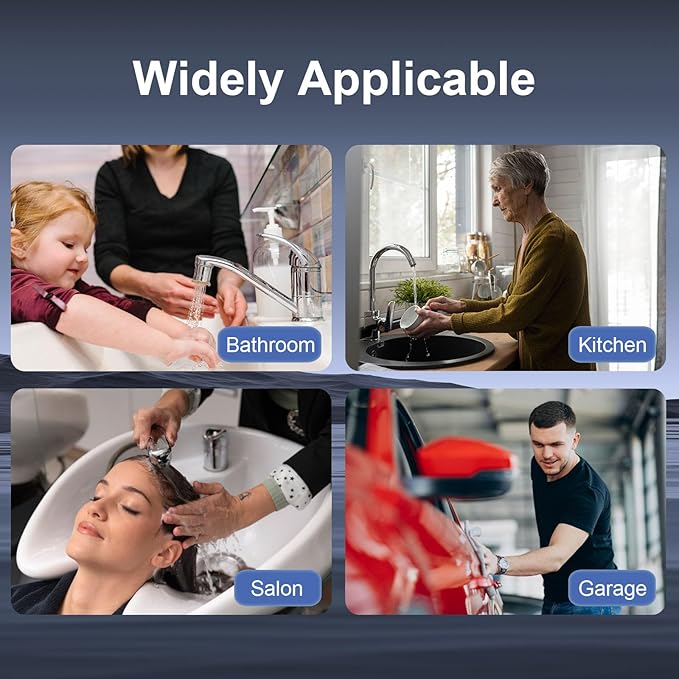 6.5kW 240V Mini Instant Hot Water Heater 1 Point of Use, Sleek Design, LED Temp. Display, Big Knob Control, 86-131℉ Thermostatic On Demand Electric Tankless Water Heater for Kitchen or Bathroom