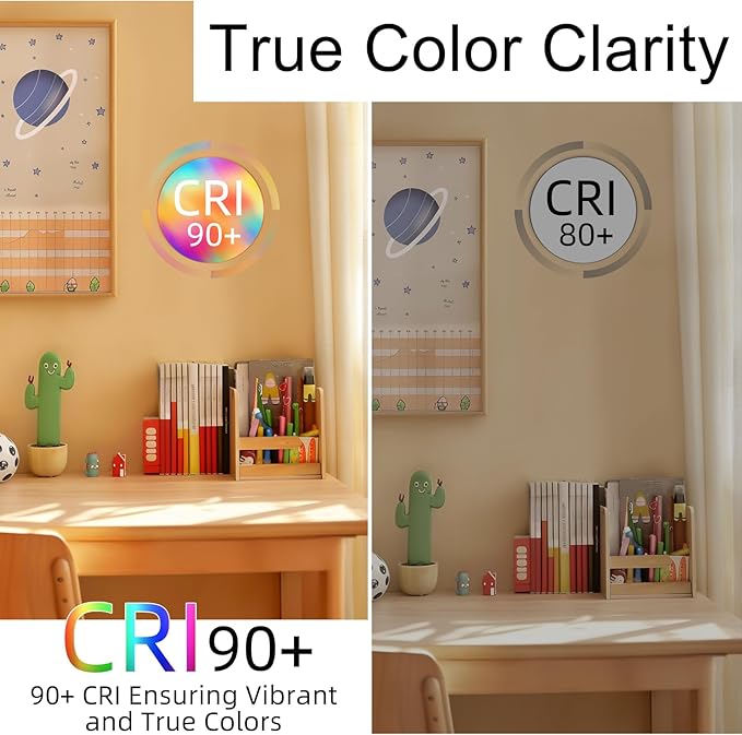 Candelabra Light Bulbs 40 watt Equivalent, E12 LED Bulb Dimmable B10 Candle Light Bulbs, 2200K Amber Warm, Chandelier Light Bulb, 90+CRI, 400LM, Amber Glass Finish, 24 Pack