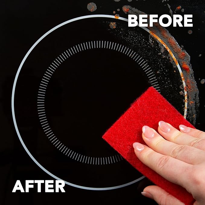 Weiman Products Cook Top Scrubbing Pad, 3 Count, 6 Per Case