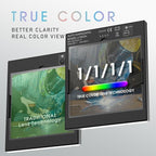 YESWELDER Auto Darkening Welding Helmet with Rechargeable Fan and Light, 3.93"X3.66"Large View 1/1/1/1 True Color 4 Arc Sensor Solar Powered Welding Hood, 3/5-9/9-13 Wide Shade Weld Mask LYG-30800H-BE