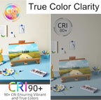 Candelabra Light Bulbs 40 watt Equivalent, E12 LED Bulb Dimmable Chandelier Bulb, 5000K Daylight B10 Candle Light Bulb, 90+CRI, 400LM, Cear Glass, 6 Pack