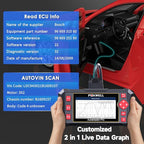 2025 New Upgraded FOXWELL Car Scanner NT604, OBD2 Scanner Diagnostic Tool, ABS Scanner, Airbag Scanner, Check Engine Code Reader, Transmission Scan Tool for All Vehicles, English/Spanish Ver., AutoVIN