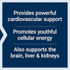 Life Extension Super Ubiquinol CoQ10 with Enhanced Mitochondrial Support, ubiquinol CoQ10, shilajit, potent heart health & cellular energy production support, ultra-absorbable, gluten-free, 60 softgel