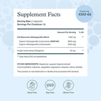 Youtheory Ashwagandha - 1,000 mg - Stress Support Supplement - Cortisol Support Supplement - Gluten, Dairy & Soy Free - 60 Vegetarian Capsules
