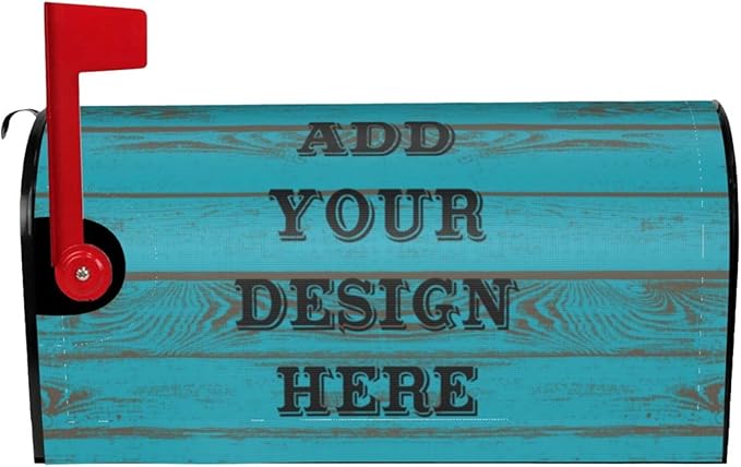 Custom Personalized Mailbox Covers Add Photo Picture Family Name House Address Text Magnetic Mail Cover for Home Garden Yard-9