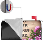 Custom Personalized Mailbox Covers Add Photo Picture Family Name House Address Text Magnetic Mail Cover for Home Garden Yard-8