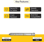 Brixwell Pivot Bar Window Replacement Part,Zinc Die Cast Construction, 3-3/16" Length, 9/32" Width, Crack Resistant, Dual End Compatibility for Tilt Window Repairs-Pack of 5