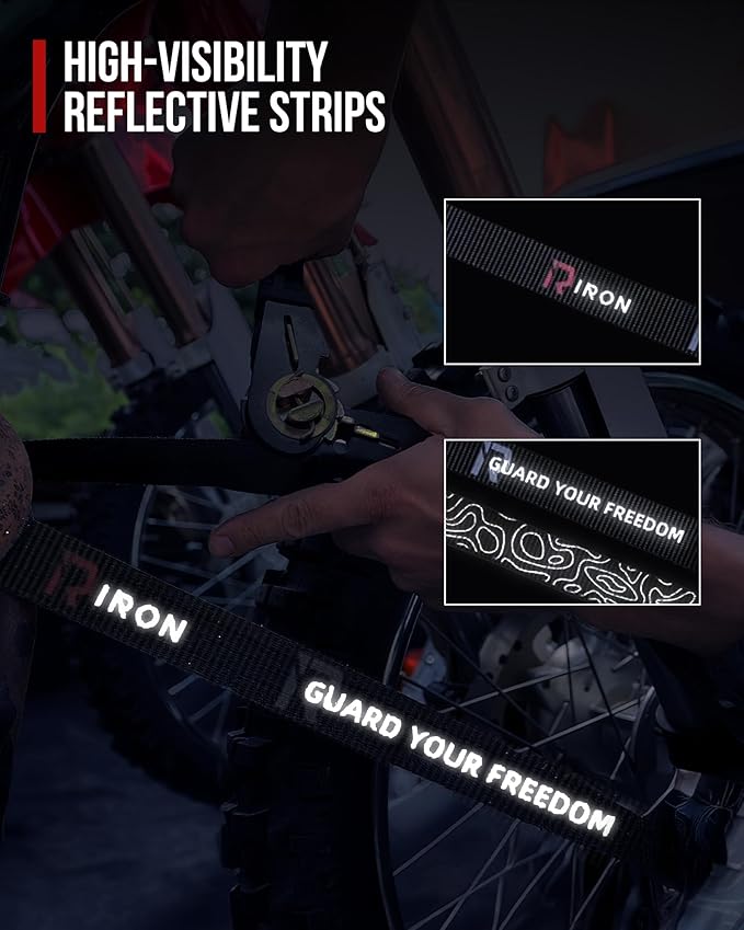 Ratchet Straps (4 PK) 15 Feet (1,823lb Break Strength) Heavy Duty Tie Down Strap with S Hook Black for Packing Motorcycle Truck Cargo