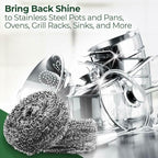 Stanley Home Products Degreaser Concentrate (32 fl. oz.) with Stainless Steel Kitchen & Kettle Cleaner Sponges – Removes Grease & Grime